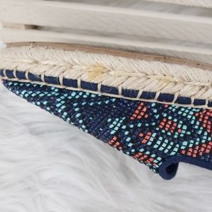 DV by Dolce Vita Shoes - DV Aztec Patterned Espadrilles Blue Red 9 DV by Dolce Vita Shoes - DV Aztec Patterned Espadrilles Blue Red 9